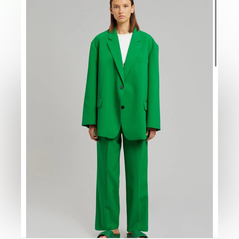 Frankie shop suite NWT oversized jacket and straight leg pants - Picture 2 of 16